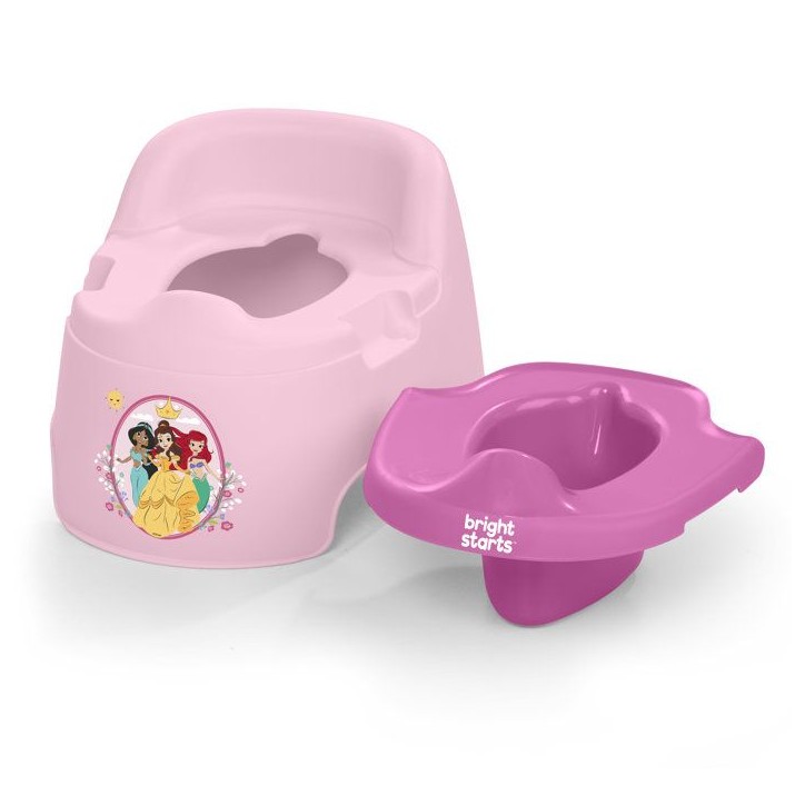 DISNEY BABY- PRINCESSES- Pot d'apprentissage ergonomique, protection éclaboussures, cuvette amovible DISNEY BABY- PRINCESSES- Pot d'apprentissage ergonomique, protection éclaboussures, cuvette amovible