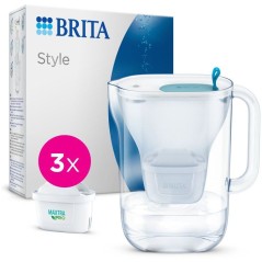 Carafe filtrante BRITA - Style Bleu - Capacité 2,4L dont 1,4L d'eau f