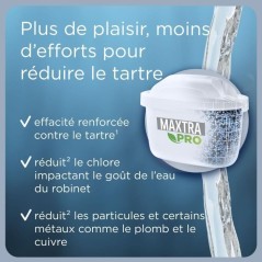 Cartouche BRITA - Maxtra Pro Expert anti-tartre - Pack de 3+1