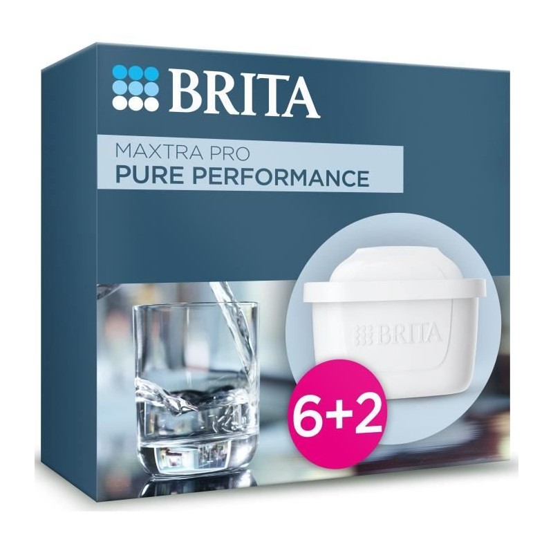 Cartouche BRITA - MAXTRA PRO Pure Performance All-In-1 - Pack 6+2 - Ju