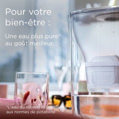 Carafe filtrante BRITA - Style Essential XL blanche - Capacité 3,6L d