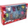 Bandai - Miraculous - Pack de 8 kwamis – Collection de Mini-figurine