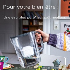 Carafe filtrante - BRITA - Style Essential Bleu minéral - Capacité 2