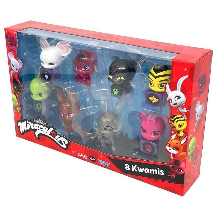 Bandai - Miraculous - Pack de 8 kwamis – Collection de Mini-figurines - P50532 Bandai - Miraculous - Pack de 8 kwamis – Collection de Mini-figurines - P50532