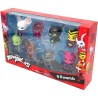 Bandai - Miraculous - Pack de 8 kwamis – Collection de Mini-figurine