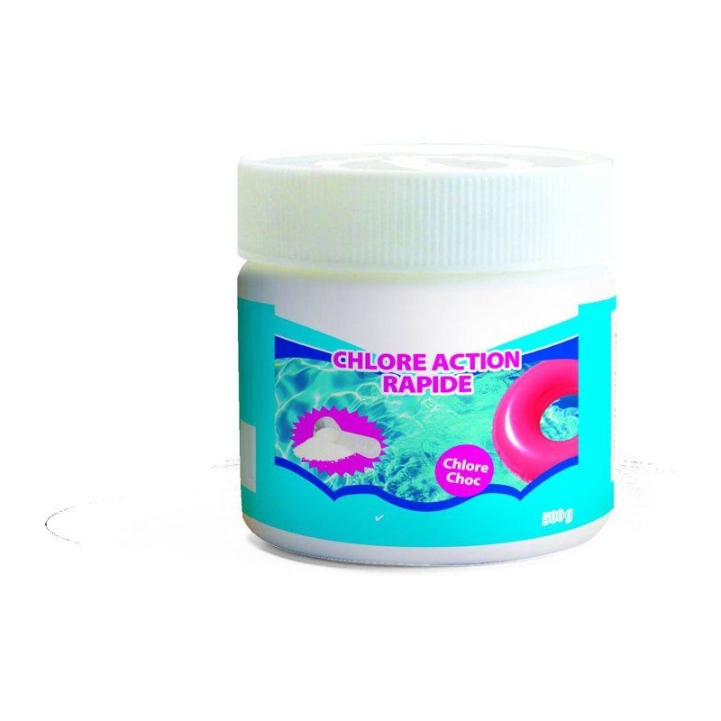 Chlore choc piscine - BSI - Chlore choc 0,5 kg - Action rapide - Dési