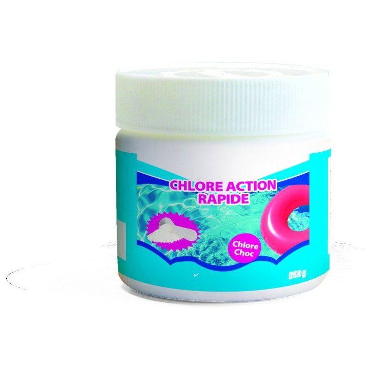 Chlore choc piscine - BSI - Chlore choc 0,5 kg - Action rapide - Désinfection totale - Granulé Chlore choc piscine - BSI - Chlore choc 0,5 kg - Action rapide - Désinfection totale - Granulé