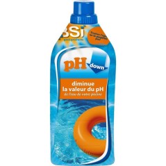 Réducteur pH piscine - BSI - pH Moins Poudre 1 kg - Diminue pH - Stab