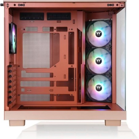 Boîtier PC sans alimentation - THERMALTAKE - View 380 XL TG ARGB - Moyen tour - Format ATX - 4x120mm A-RGB inclus - Gravel Ssan