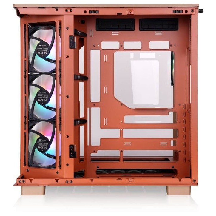 Boîtier PC sans alimentation - THERMALTAKE - View 380 XL TG ARGB - Moyen tour - Format ATX - 4x120mm A-RGB inclus - Gravel Ssan Boîtier PC sans alimentation - THERMALTAKE - View 380 XL TG ARGB - Moyen tour - Format ATX - 4x120mm A-RGB inclus - Gravel Ssan