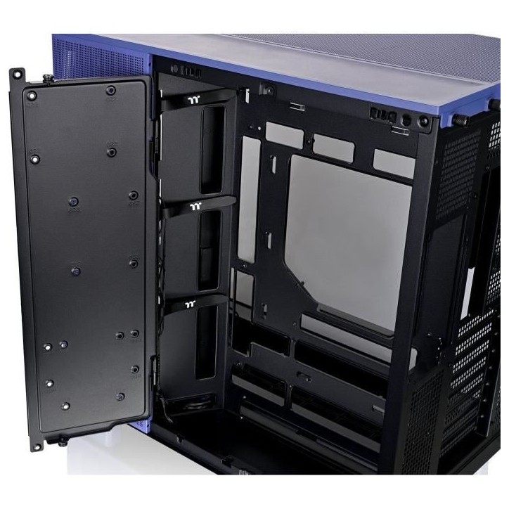 Boîtier PC sans alimentation - THERMALTAKE - View 380 XL TG ARGB - Moyen tour - Format ATX - 4x120mm A-RGB - Future dusk Boîtier PC sans alimentation - THERMALTAKE - View 380 XL TG ARGB - Moyen tour - Format ATX - 4x120mm A-RGB - Future dusk