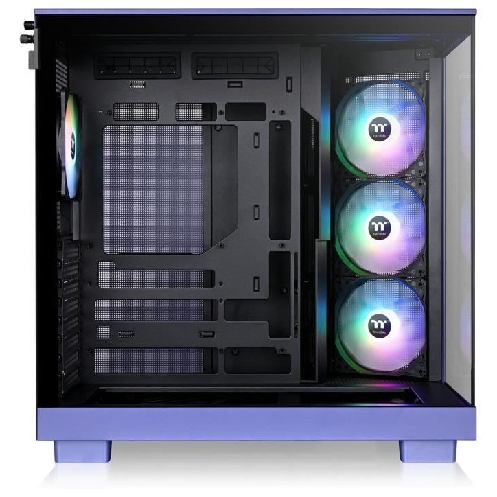 Boîtier PC sans alimentation - THERMALTAKE - View 380 XL TG ARGB - Moyen tour - Format ATX - 4x120mm A-RGB - Future dusk Boîtier PC sans alimentation - THERMALTAKE - View 380 XL TG ARGB - Moyen tour - Format ATX - 4x120mm A-RGB - Future dusk
