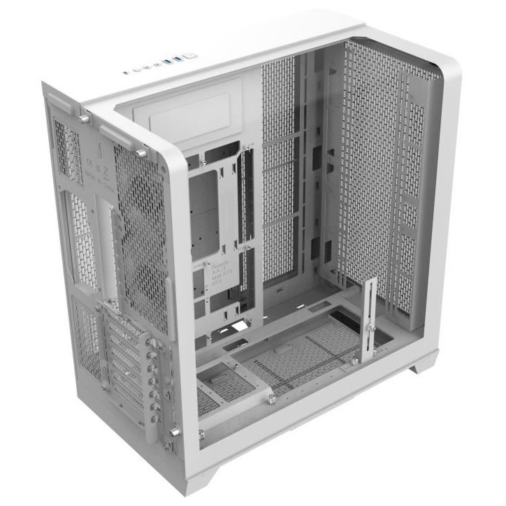 Boîtier PC sans alimentation - THERMALTAKE - View 390 Air Snow - Moyen tour - Format ATX - 2x120mm inclus - Blanc Boîtier PC sans alimentation - THERMALTAKE - View 390 Air Snow - Moyen tour - Format ATX - 2x120mm inclus - Blanc