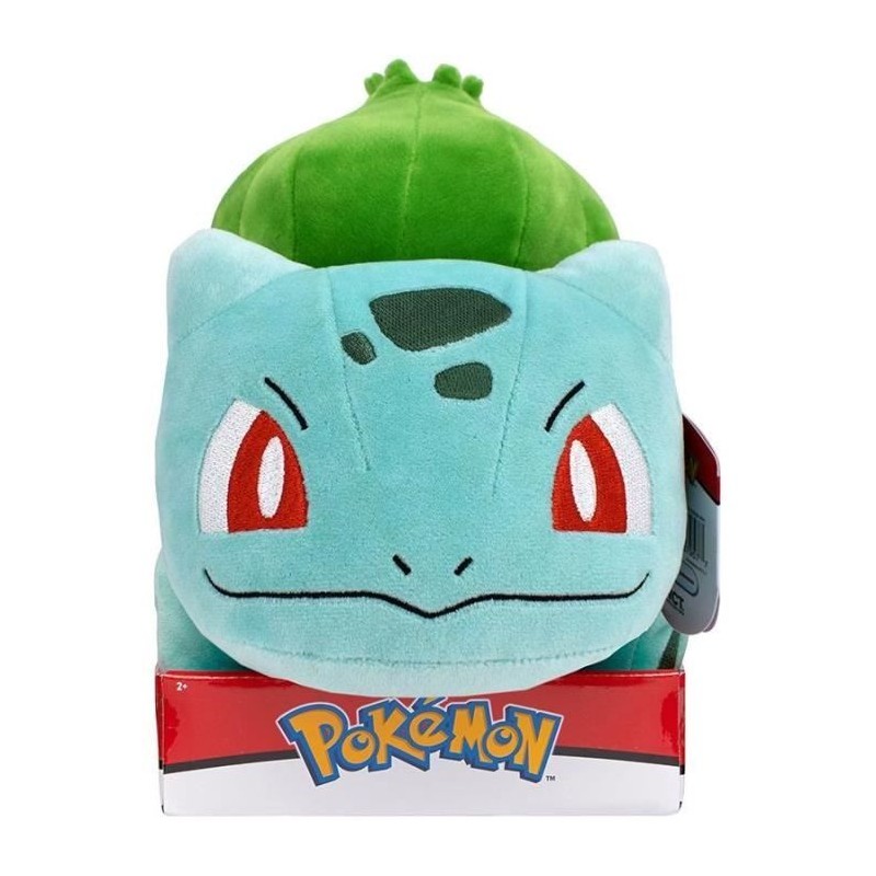 Peluche - BANDAI - Pokémon Bulbizarre - 30 cm, pure douceur et tendre Peluche - BANDAI - Pokémon Bulbizarre - 30 cm, pure douceur et tendre