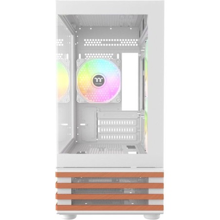 THERMALTAKE - CA-1Z4-00M6WN-WS - View 170 WS ARGB Snow - Boitier PC sans alimentation - Mini tour - Format Micro-ATX - Blanc