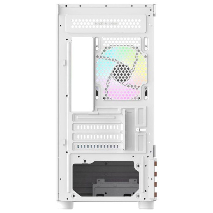 THERMALTAKE - CA-1Z4-00M6WN-WS - View 170 WS ARGB Snow - Boitier PC sans alimentation - Mini tour - Format Micro-ATX - Blanc THERMALTAKE - CA-1Z4-00M6WN-WS - View 170 WS ARGB Snow - Boitier PC sans alimentation - Mini tour - Format Micro-ATX - Blanc
