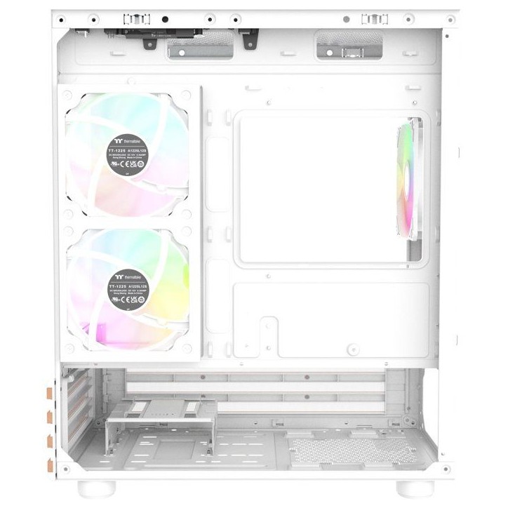 THERMALTAKE - CA-1Z4-00M6WN-WS - View 170 WS ARGB Snow - Boitier PC sans alimentation - Mini tour - Format Micro-ATX - Blanc THERMALTAKE - CA-1Z4-00M6WN-WS - View 170 WS ARGB Snow - Boitier PC sans alimentation - Mini tour - Format Micro-ATX - Blanc