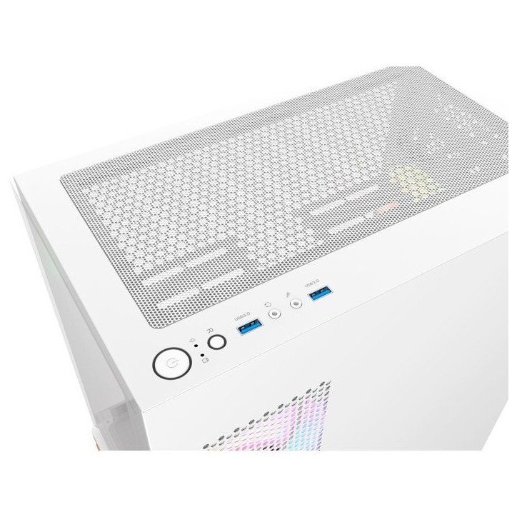 THERMALTAKE - CA-1Z4-00M6WN-WS - View 170 WS ARGB Snow - Boitier PC sans alimentation - Mini tour - Format Micro-ATX - Blanc THERMALTAKE - CA-1Z4-00M6WN-WS - View 170 WS ARGB Snow - Boitier PC sans alimentation - Mini tour - Format Micro-ATX - Blanc