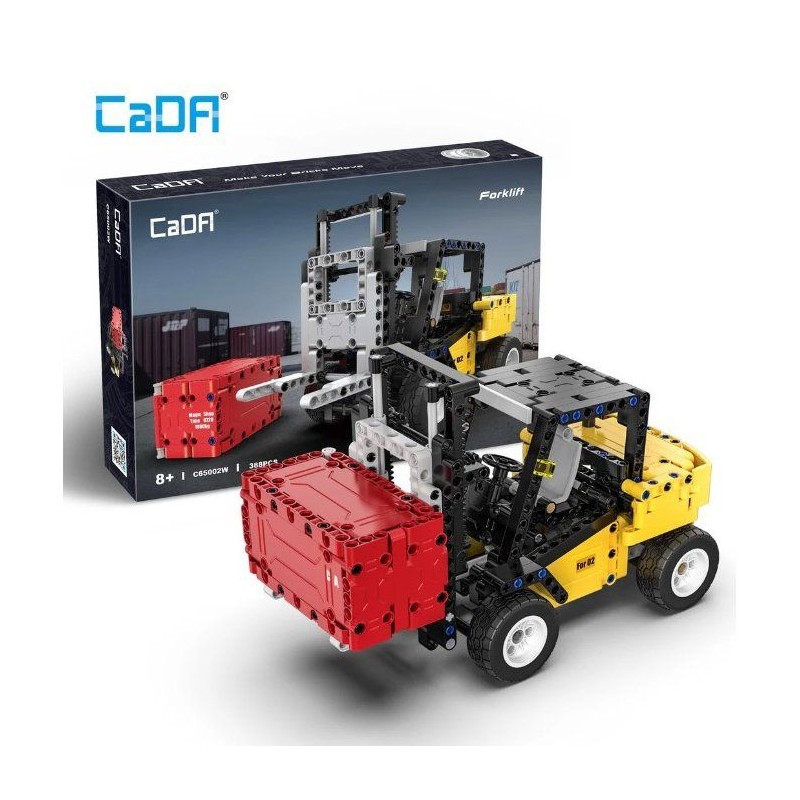 CADA Construction - Jeu de construction - Chariot élévateur - 388 pi