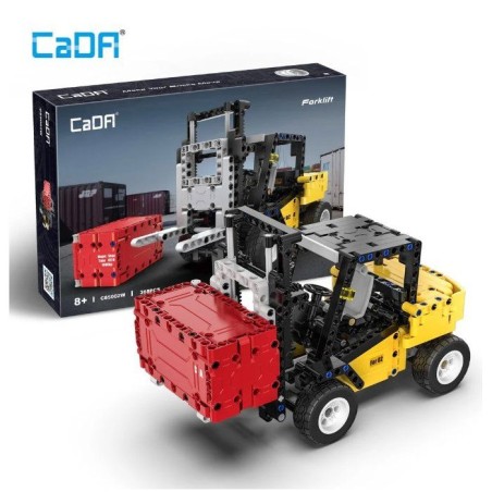 CADA Construction - Jeu de construction - Chariot élévateur - 388 pi