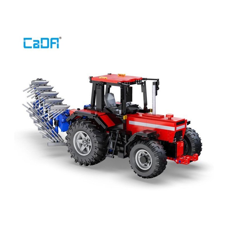 CADA Master - Jeu de construction - Tracteur agricole - Échelle 1:17