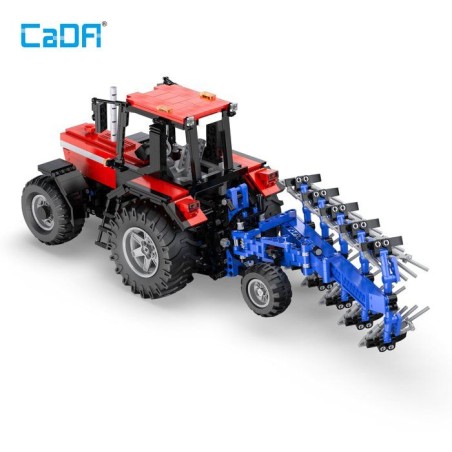 CADA Master - Jeu de construction - Tracteur agricole - Échelle 1:17 - 1675 pieces - Des 8 ans - Radiocommandé