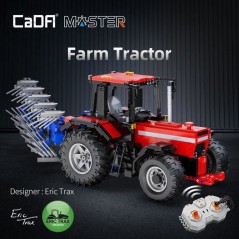 CADA Master - Jeu de construction - Tracteur agricole - Échelle 1:17