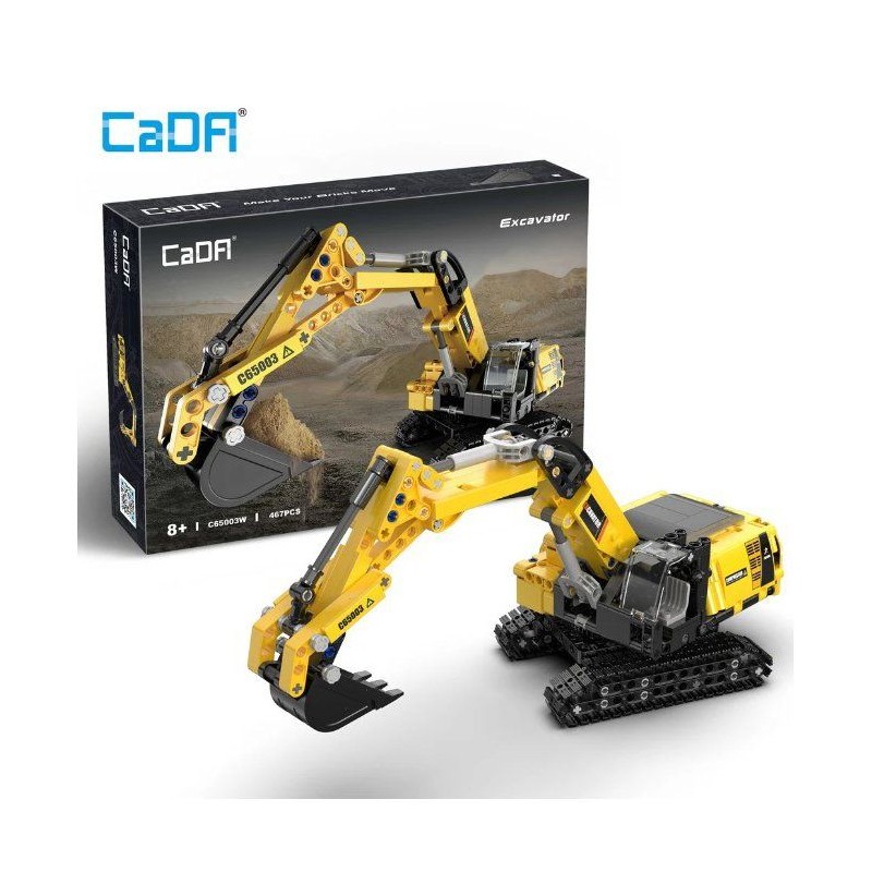 CADA Construction - Jeu de construction - Pelleteuse - 467 pieces - De