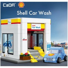 CADA Bâtiments - Jeu de construction - Station de lavage Shell - 294