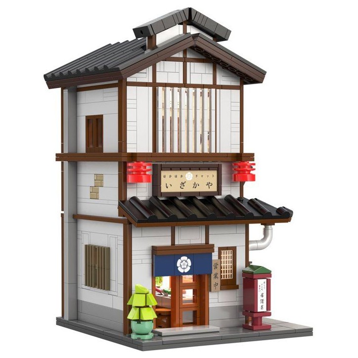CADA Bâtiments - Jeu de construction - Bistrot Izakaya a Yakitori Japonais - 1195 pieces - Des 14 ans - LED inclus CADA Bâtiments - Jeu de construction - Bistrot Izakaya a Yakitori Japonais - 1195 pieces - Des 14 ans - LED inclus