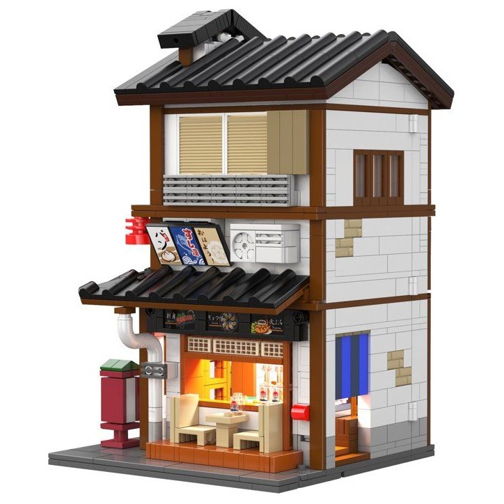 CADA Bâtiments - Jeu de construction - Bistrot Izakaya a Yakitori Japonais - 1195 pieces - Des 14 ans - LED inclus CADA Bâtiments - Jeu de construction - Bistrot Izakaya a Yakitori Japonais - 1195 pieces - Des 14 ans - LED inclus
