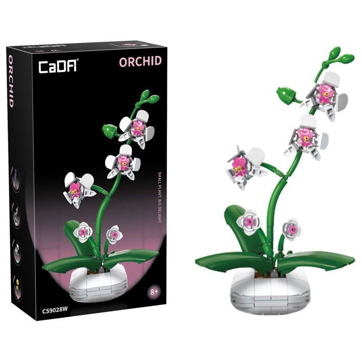 CADA Artiste - Jeu de construction - Plante Orchidée - 237 pieces - Des 8 ans CADA Artiste - Jeu de construction - Plante Orchidée - 237 pieces - Des 8 ans