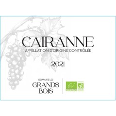 Domaine Les Grands Bois 2021 Cairanne - Vin rouge de le Vallée du Rhône - Bio