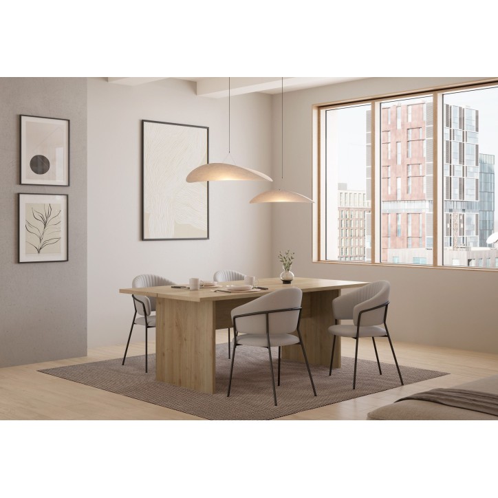 Table a manger LOANA - Chene - Forme rectangulaire – 200 x 100 x 75 cm Table a manger LOANA - Chene - Forme rectangulaire – 200 x 100 x 75 cm