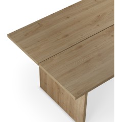 Table a manger LOANA - Chene - Forme rectangulaire – 200 x 100 x 75