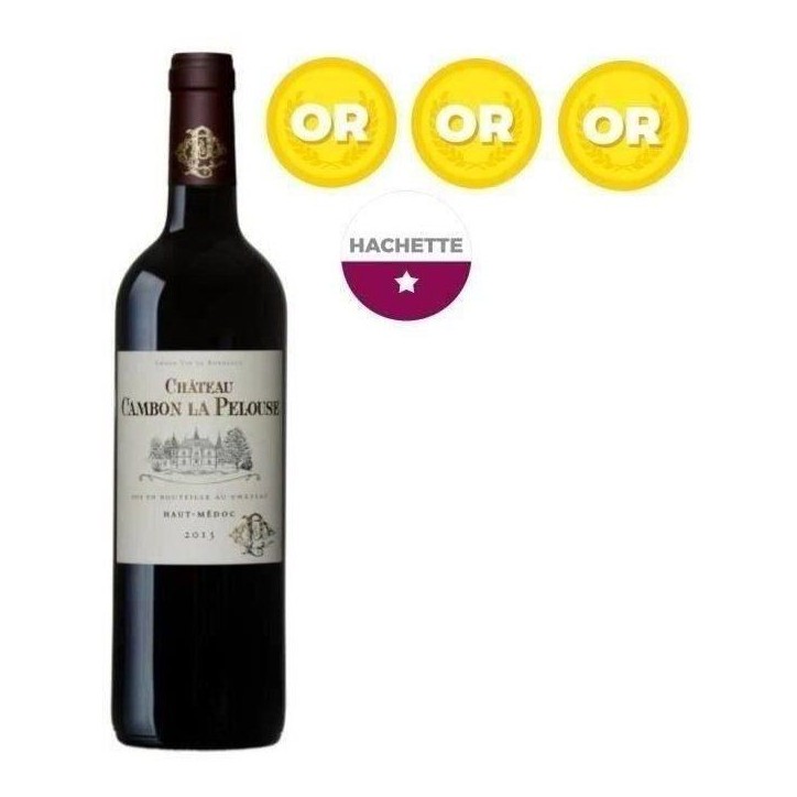 Château Cambon La Pelouse 2013 Haut Médoc Cru Bourgeois - Vin rouge de Bordeaux