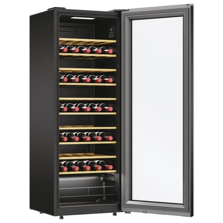 Cave a vin de service - CANDY CW 058 - 58 Bouteilles - Monozone - Connectée - 37 dB - 47,5 x 45 x 128 cm Cave a vin de service - CANDY CW 058 - 58 Bouteilles - Monozone - Connectée - 37 dB - 47,5 x 45 x 128 cm