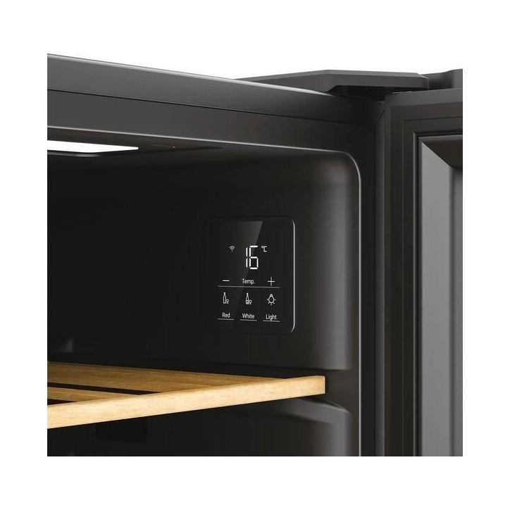 Cave a vin de service - CANDY CW 058 - 58 Bouteilles - Monozone - Connectée - 37 dB - 47,5 x 45 x 128 cm Cave a vin de service - CANDY CW 058 - 58 Bouteilles - Monozone - Connectée - 37 dB - 47,5 x 45 x 128 cm