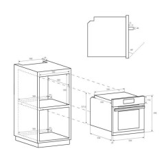 Four encastrable CANDY FIDC B100 - Nettoyage manuel - Convection natur