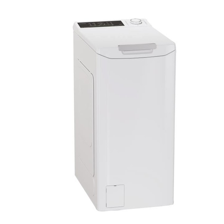 Lave-linge top CANDY TCA274TM4-S ProWash 500 -7 kg - 1200 trs/min - Connecté - Classe B - Blanc Lave-linge top CANDY TCA274TM4-S ProWash 500 -7 kg - 1200 trs/min - Connecté - Classe B - Blanc