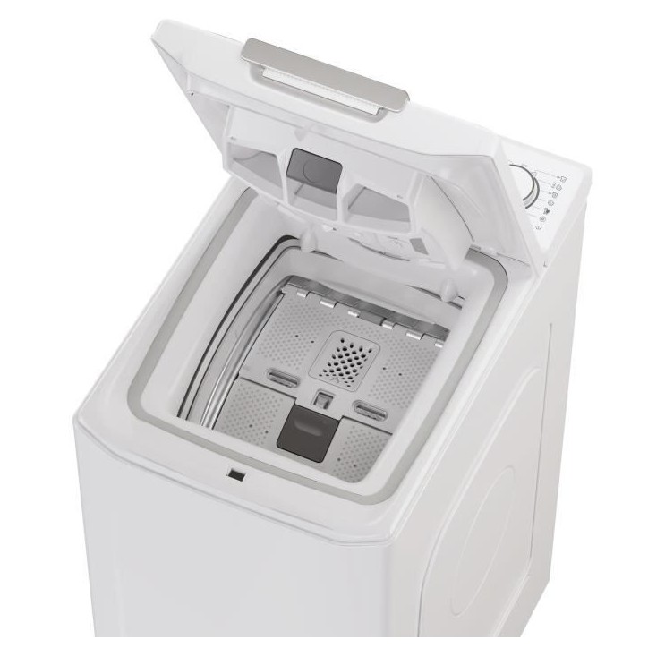 Lave-linge top CANDY TCA274TM4-S ProWash 500 -7 kg - 1200 trs/min - Connecté - Classe B - Blanc Lave-linge top CANDY TCA274TM4-S ProWash 500 -7 kg - 1200 trs/min - Connecté - Classe B - Blanc