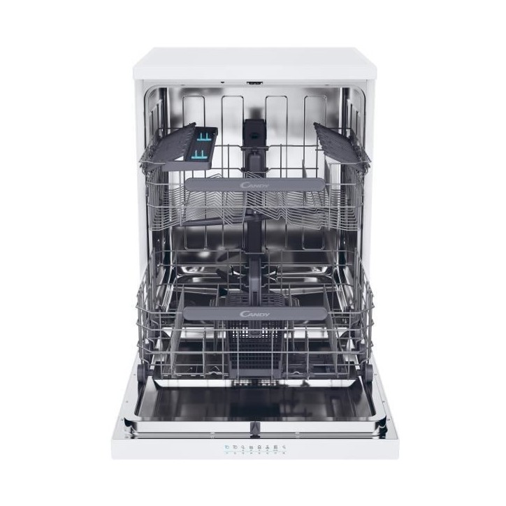 Lave-vaisselle pose libre CANDY CF 4C4F0W? Rapido - 14 couverts - Induction - L60cm - 44dB - Connecté - Blanc Lave-vaisselle pose libre CANDY CF 4C4F0W? Rapido - 14 couverts - Induction - L60cm - 44dB - Connecté - Blanc