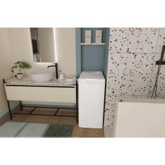 Lave-linge top CANDY EYTC1 272D3-S - 7 kg - 1200 trs/mn - Blanc