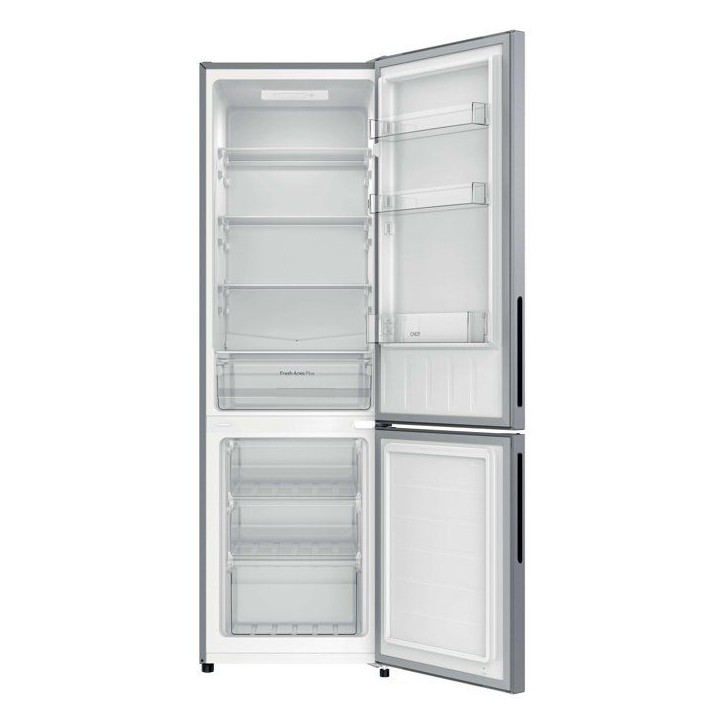 Réfrigérateur combiné - CANDY CCG3L517ES - Classe E - 260 L - 39 dB - Gris - 54,5 x 55 x 176cm Réfrigérateur combiné - CANDY CCG3L517ES - Classe E - 260 L - 39 dB - Gris - 54,5 x 55 x 176cm