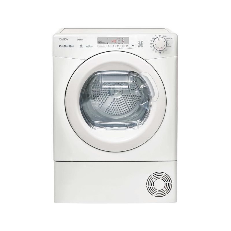 Seche-linge pompe a chaleur CANDY EY EH8N1DE-S - 8 kg - Bac EasyCase -