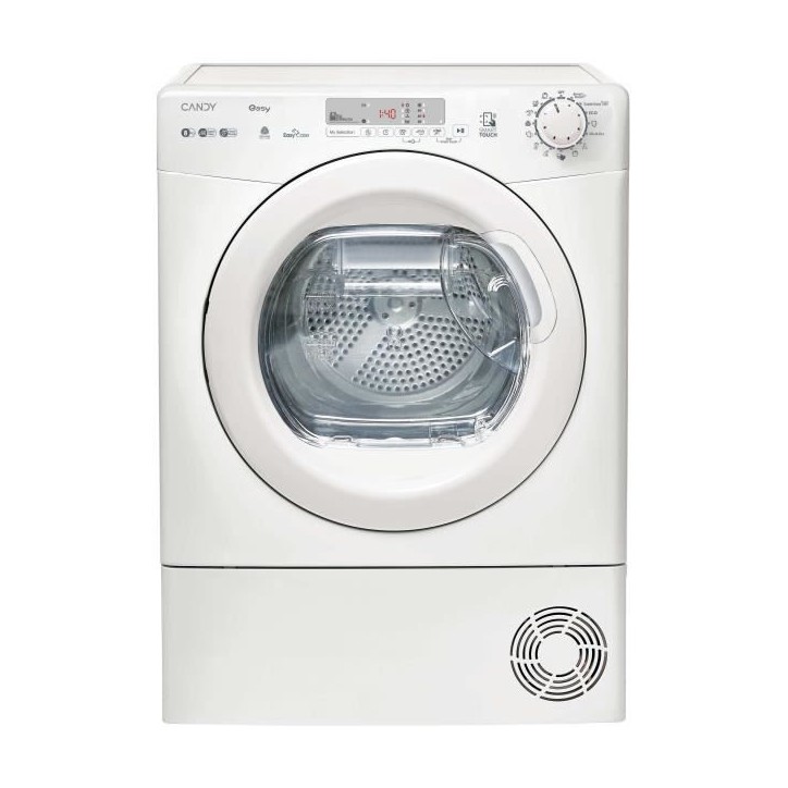 Seche-linge pompe a chaleur CANDY EY EH8N1DE-S - 8 kg - Bac EasyCase - Connecté - Blanc Seche-linge pompe a chaleur CANDY EY EH8N1DE-S - 8 kg - Bac EasyCase - Connecté - Blanc