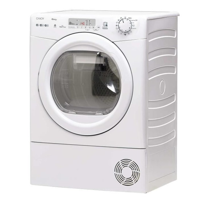 Seche-linge pompe a chaleur CANDY EY EH8N1DE-S - 8 kg - Bac EasyCase - Connecté - Blanc Seche-linge pompe a chaleur CANDY EY EH8N1DE-S - 8 kg - Bac EasyCase - Connecté - Blanc