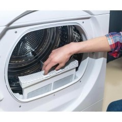 Seche-linge pompe a chaleur CANDY EY EH8N1DE-S - 8 kg - Bac EasyCase -