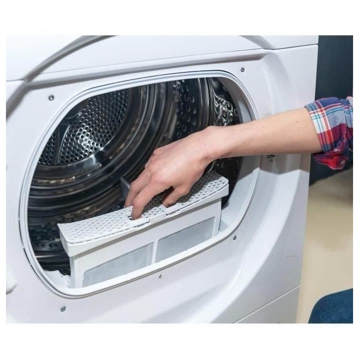 Seche-linge pompe a chaleur CANDY EY EH8N1DE-S - 8 kg - Bac EasyCase - Connecté - Blanc Seche-linge pompe a chaleur CANDY EY EH8N1DE-S - 8 kg - Bac EasyCase - Connecté - Blanc