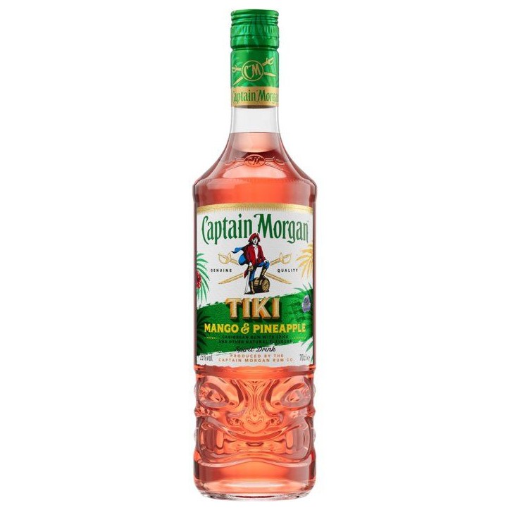Captain Morgan - Tiki - Rhum - Mango & Pineapple - 25.0% Vol. - 70cl
